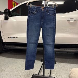 Mother Blue Denim Jeans High Waisted Looker